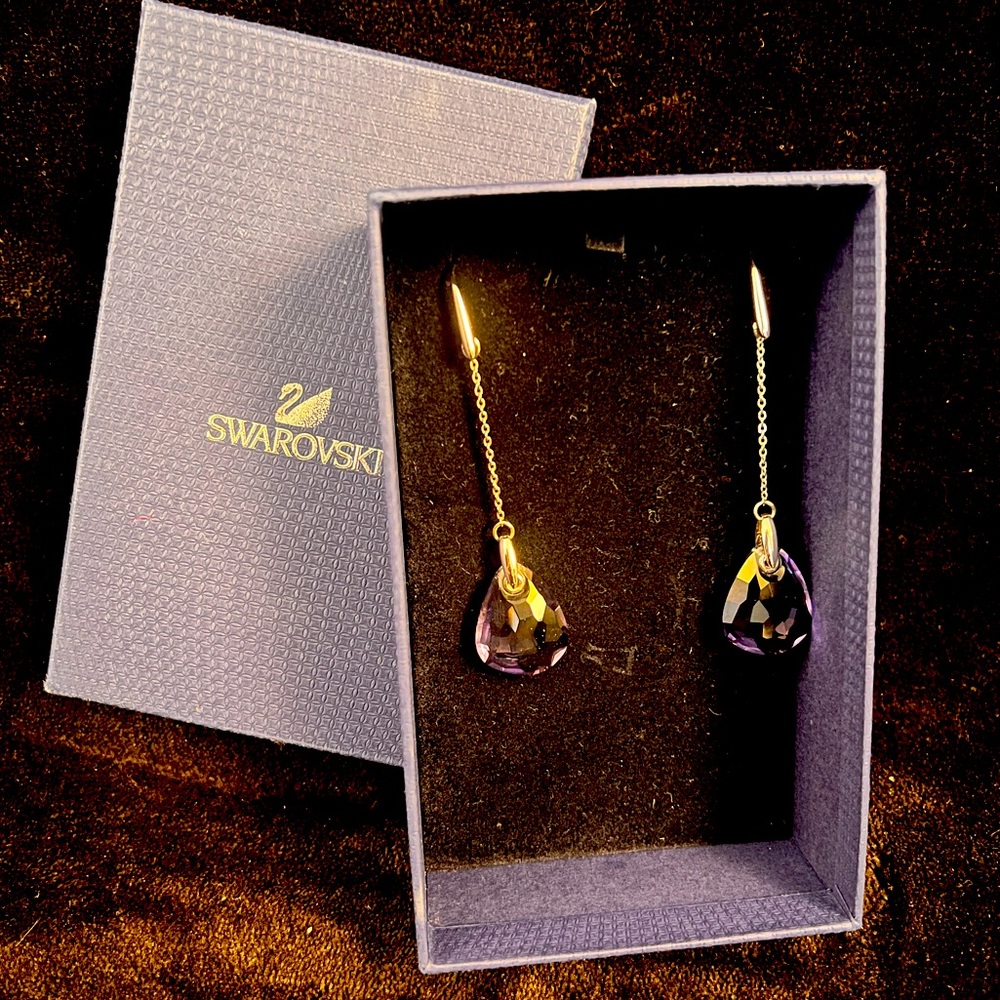 🦢 SWAROVSKI 🦢 drop earrings